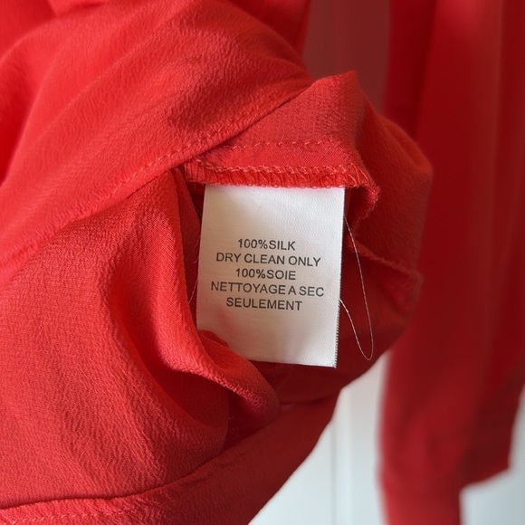 Trina Turk 100% Silk Button-Up Blouse | Size Small - Picture 7 of 8